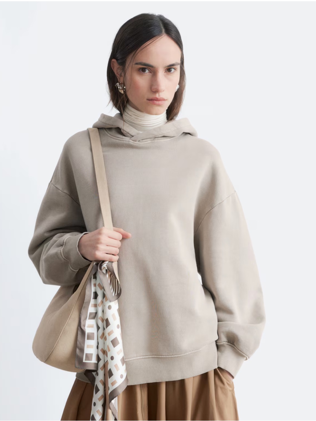 & Other Stories Oversized Hoodie Grey